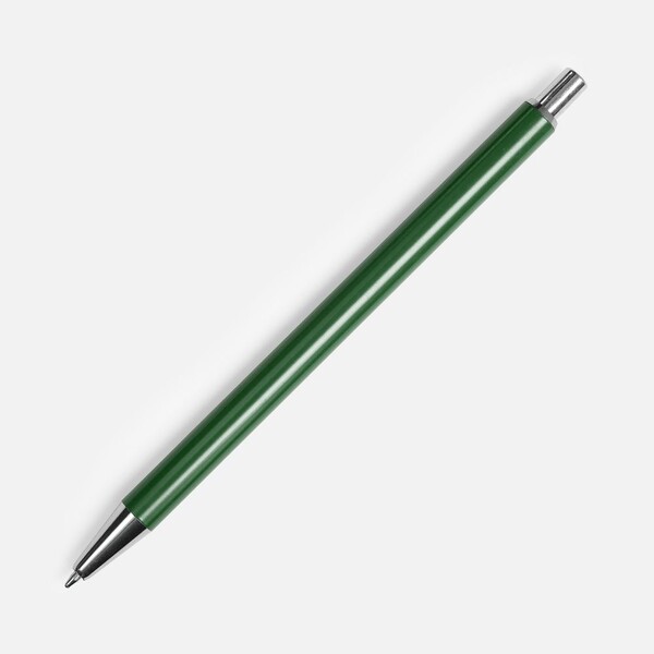 Ручка шариковая Slim Beam, зеленая