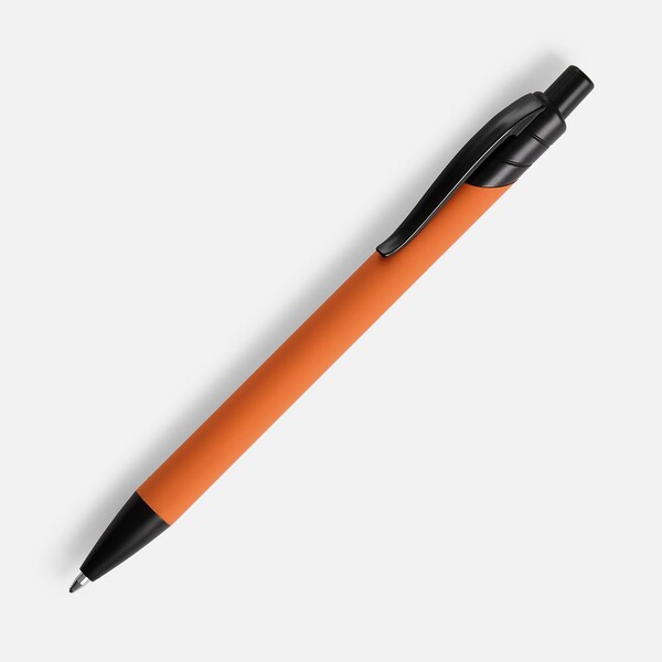 Ручка шариковая Undertone Black Soft Touch, оранжевая