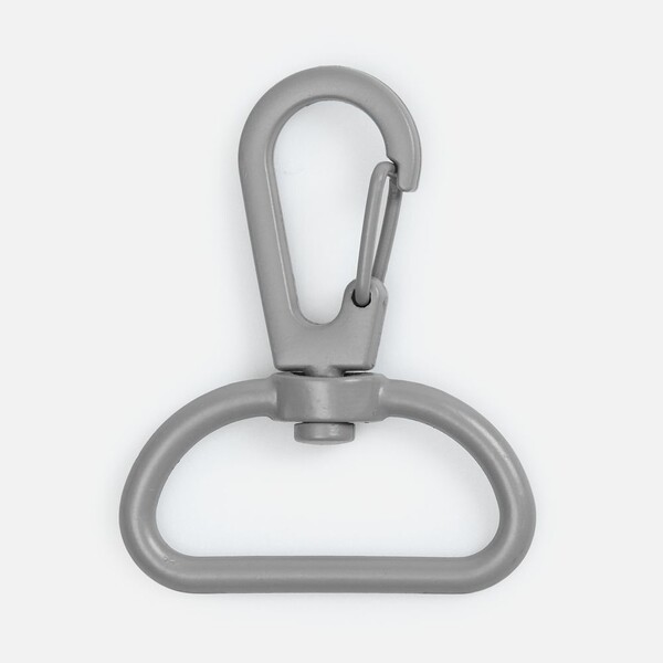 Застежка-карабин Snap Hook, L, серая