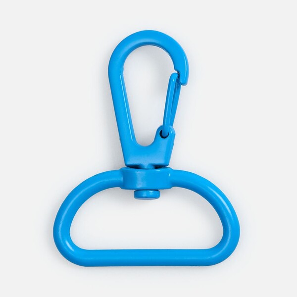 Застежка-карабин Snap Hook, L, голубая голубой