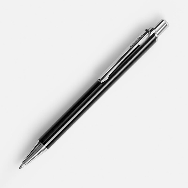Ручка шариковая Arvent Glossy, черная