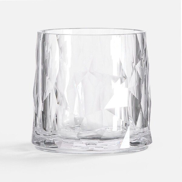 Стакан небьющийся Sate Crystal, вращающийся, прозрачный