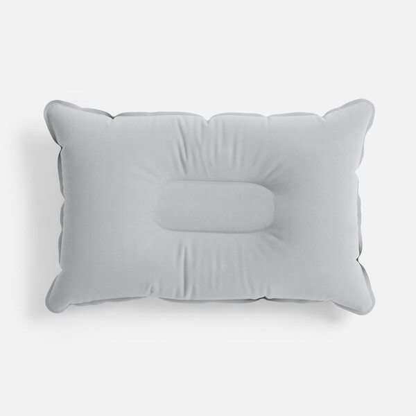 Надувная подушка Pillowish, серая