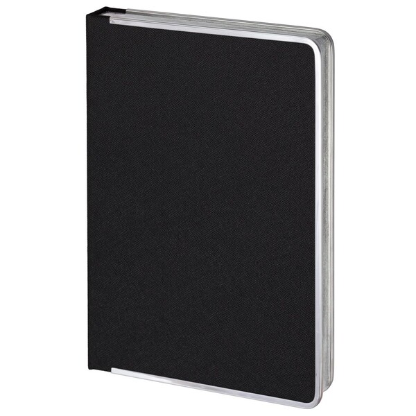 Ежедневник Frame Metal, недатированный, черный