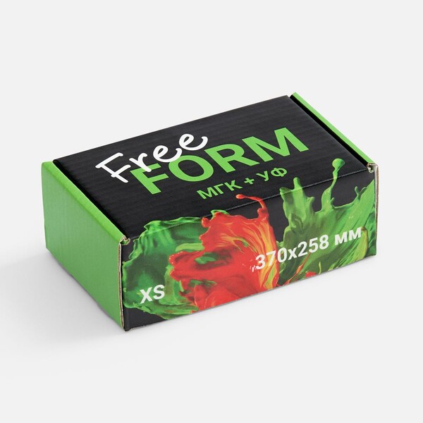 Коробка Freeform с печатью на заказ, размер XS