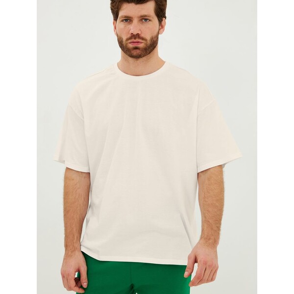 Футболка Oversize Premium, молочно-белая, размер S
