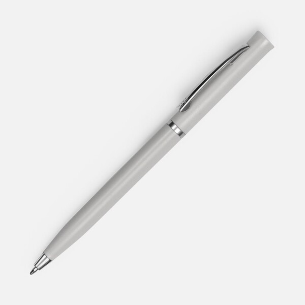 Ручка шариковая Euro Chrome, серая