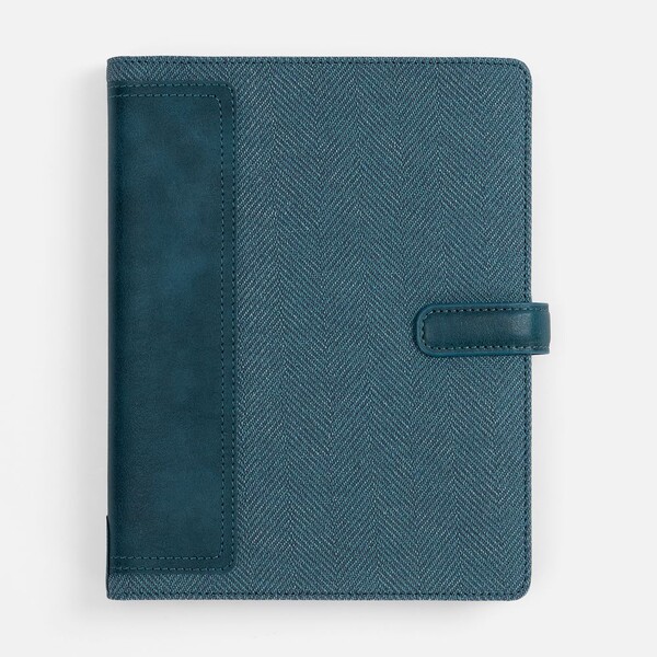 Ежедневник-органайзер Twill, недатированный, синий