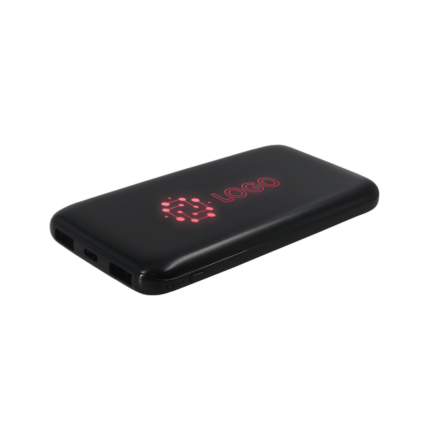 Внешний аккумулятор с подсветкой Bplanner Power 4 ST, 8000 mAh (Красный) черный с красным