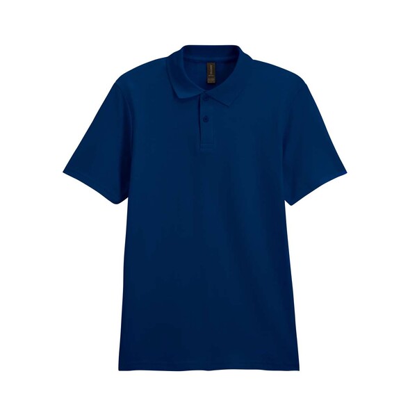 Футболка поло SOFTSTYLE ADULT DOUBLE PIQUE, МОРСКОЙ СИНИЙ S