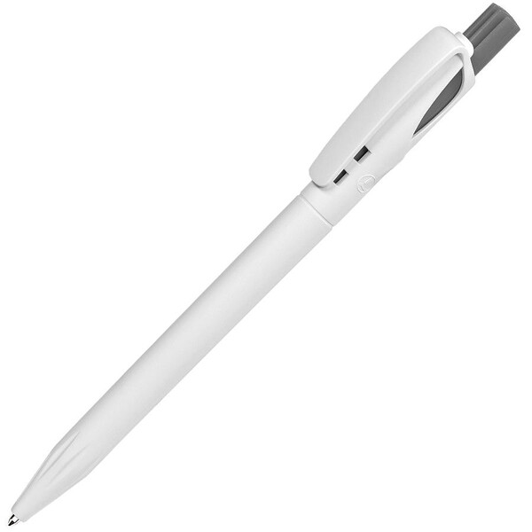 Ручка шариковая TWIN WHITE белый, сер