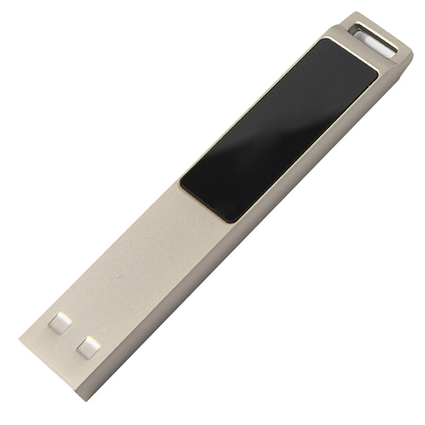 USB flash-карта LED с белой подсветкой (8Гб) серебрист