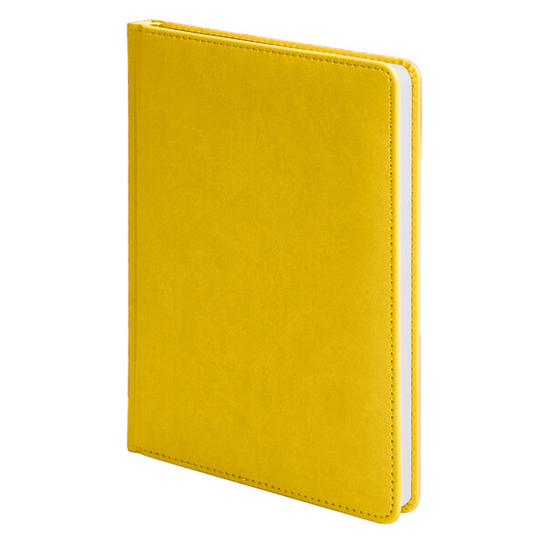 Ежедневник недатированный Campbell, формат А5, в линейку желт