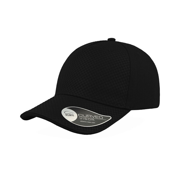 Бейсболка GEAR, 5 клиньев, застежка на липучке черн