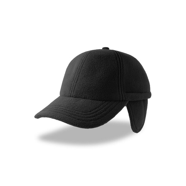Бейсболка SNOW FLAP STOPPER-S, 6 клиньев черн