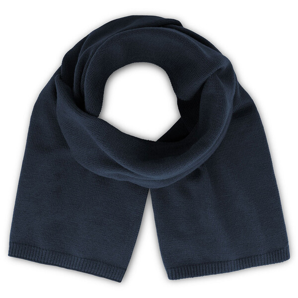 Шарф вязаный WIND SCARF-S темно-син