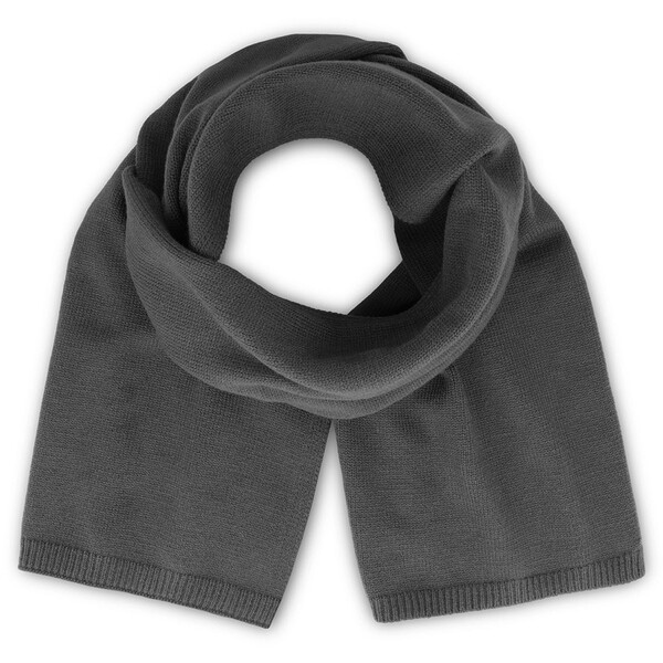 Шарф вязаный WIND SCARF-S темно-сер