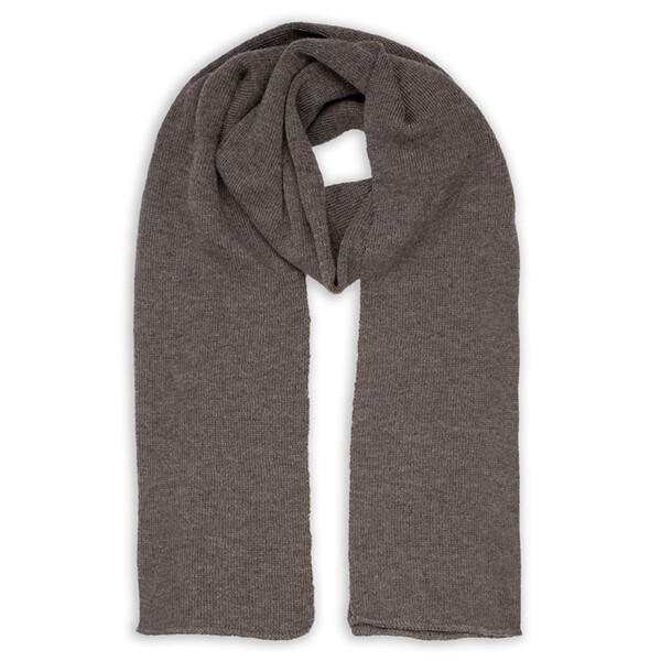 Шарф вязаный WIND SCARF сер