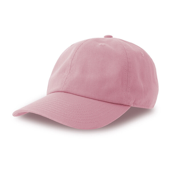 Бейсболка DAD HAT-S, 6 клиньев, металлическая застежка розов