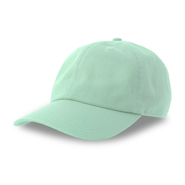 Бейсболка DAD HAT-S, 6 клиньев, металлическая застежка мятн