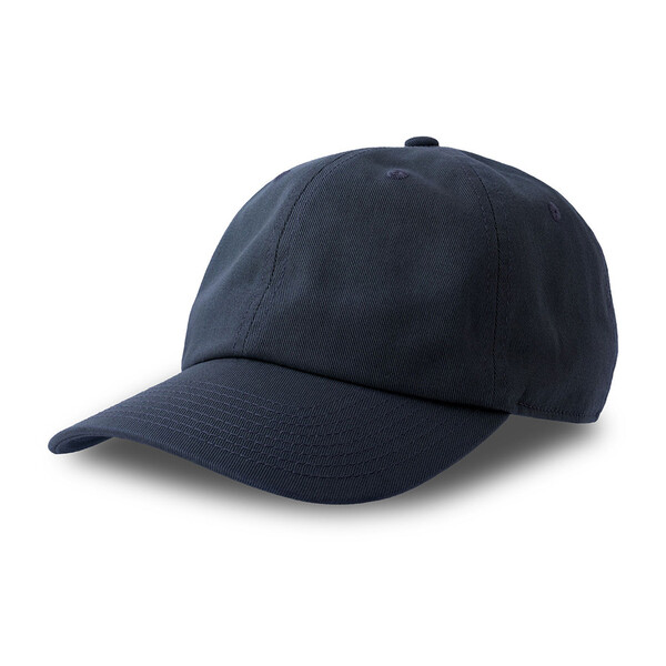 Бейсболка DAD HAT-S, 6 клиньев, металлическая застежка темно-син