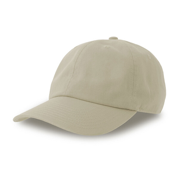 Бейсболка DAD HAT-S, 6 клиньев, металлическая застежка бежев
