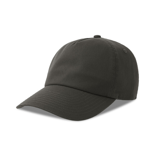 Бейсболка DAD HAT-S, 5 клиньев, металлическая застежка темно-сер