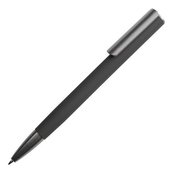 Ручка шариковая ELEGANCE с покрытием soft touch черный, сер