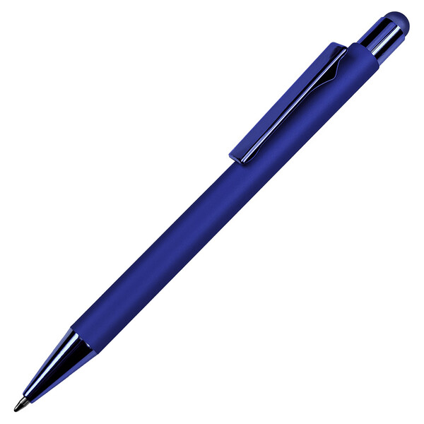 Ручка шариковая FACTOR COLOR со стилусом син