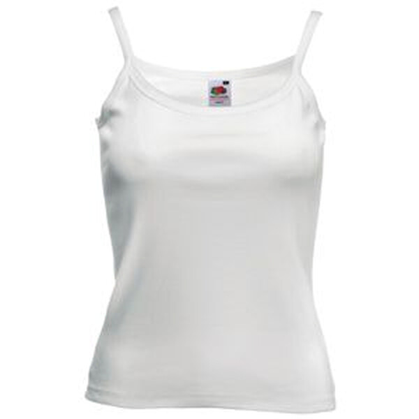 Майка женская "Lady-fit Strap T" бел