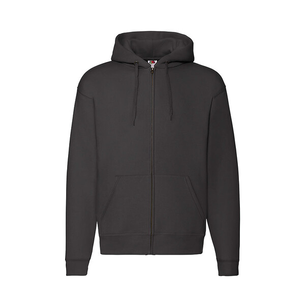 Толстовка с начесом PREMIUM HOODED SWEAT JACKET 280 черн