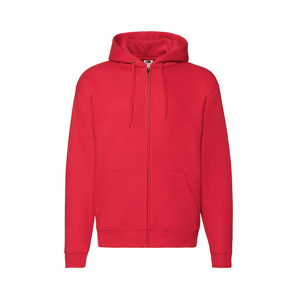 Толстовка с начесом PREMIUM HOODED SWEAT JACKET 280 красн