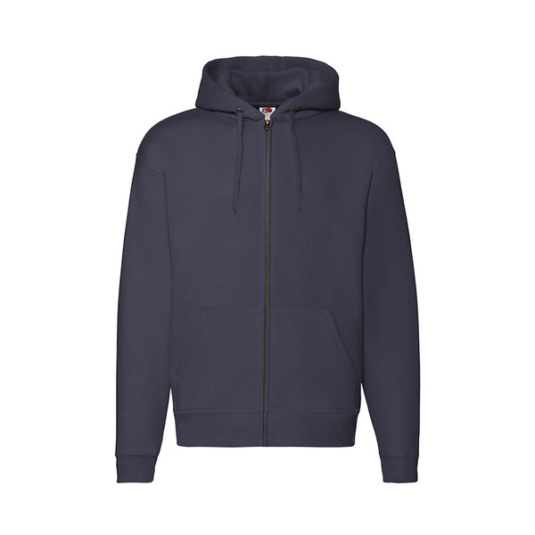 Толстовка с начесом PREMIUM HOODED SWEAT JACKET 280 глубокий темно-син