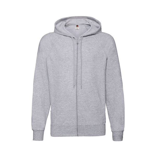 Толстовка без начеса LIGHTWEIGHT HOODED SWEAT JACKET 240 сер