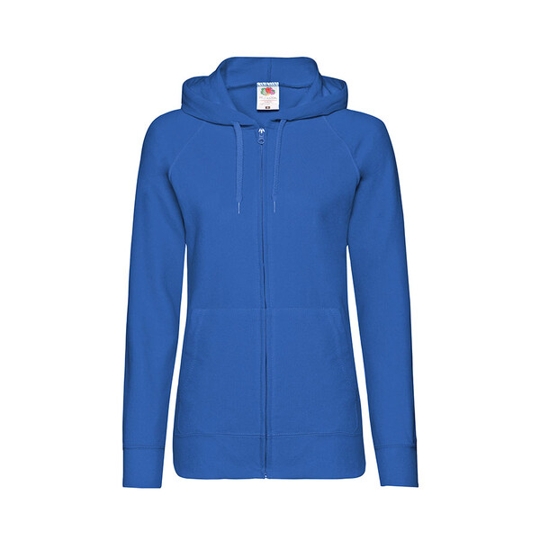 Толстовка женская без начеса LADIES LIGHTWEIGHT HOODED SWEAT 240 ярко-син