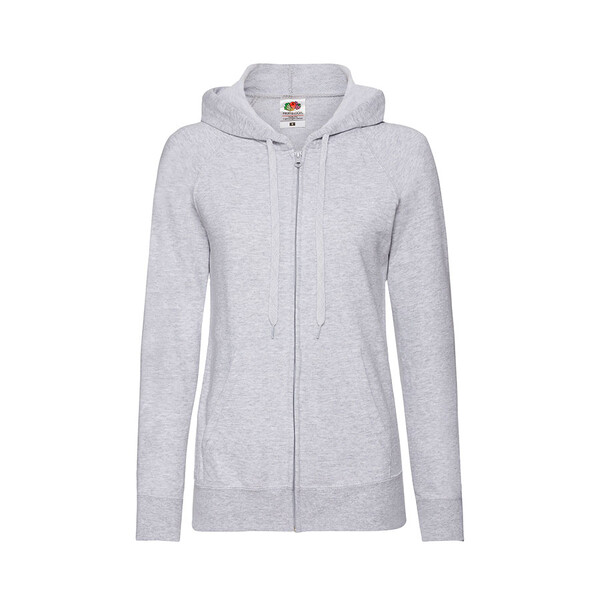 Толстовка женская без начеса LADIES LIGHTWEIGHT HOODED SWEAT 240 сер
