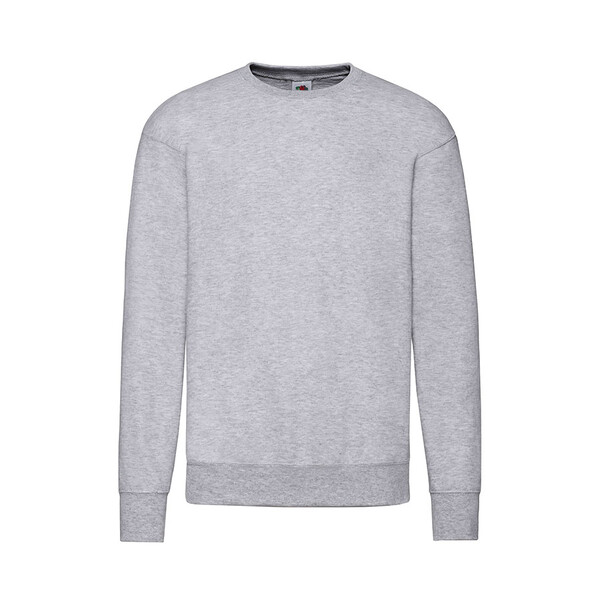 Свитшот без начеса LIGHTWEIGHT SET-IN SWEAT 240 серый меланж