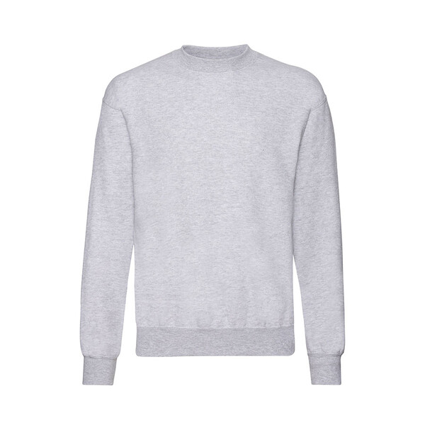 Свитшот с начесом CLASSIC SET-IN SWEAT 280 серый меланж