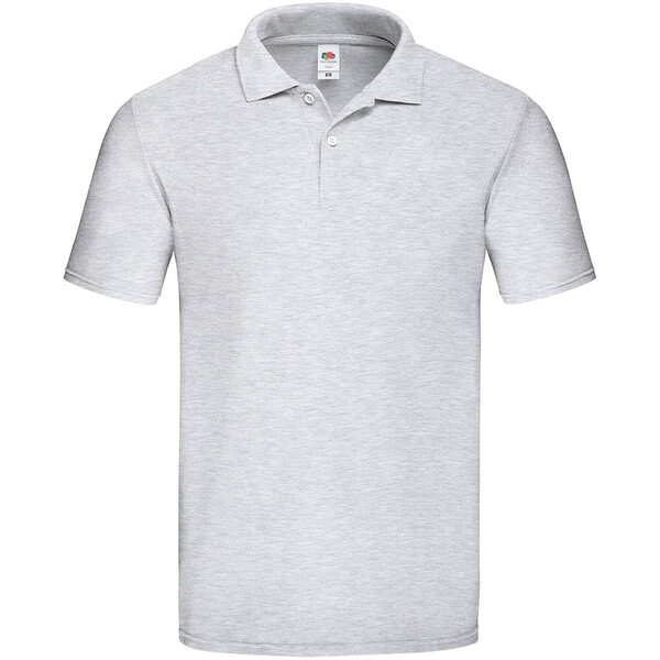 Рубашка поло мужская ORIGINAL POLO 185 серый меланж