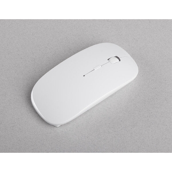 Беспроводная компьютерная мышь "Freerider" с антибактериальной защитой бел