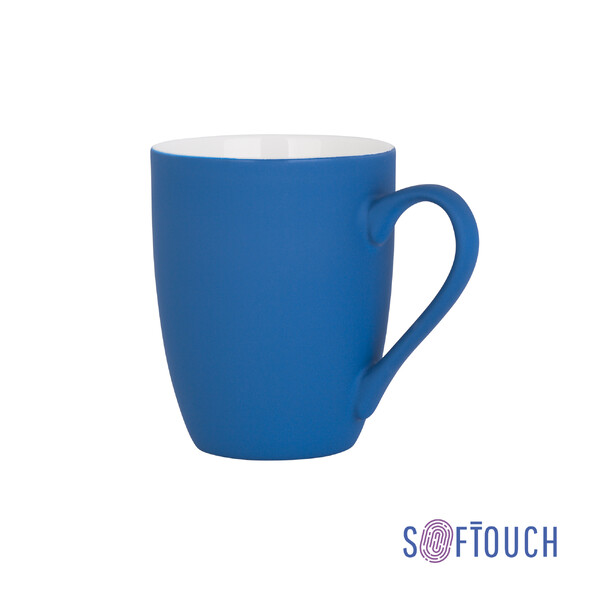 Кружка "Trend", покрытие soft touch син