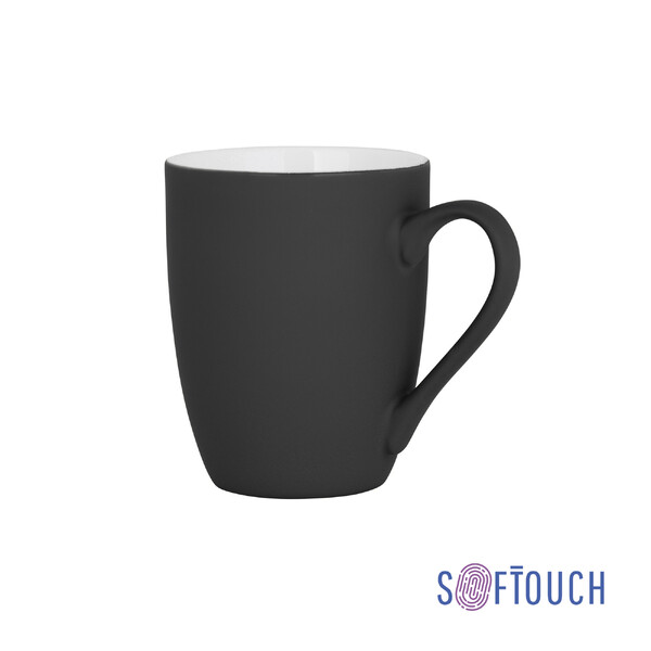 Кружка "Trend", покрытие soft touch черн