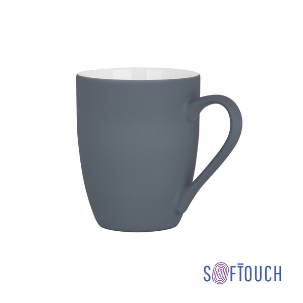 Кружка "Trend", покрытие soft touch сер