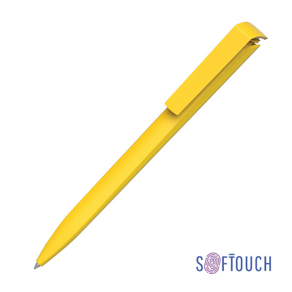 Ручка шариковая TRIAS SOFTTOUCH желт