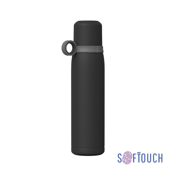 Термос "Урал" 600 мл, покрытие soft touch черн