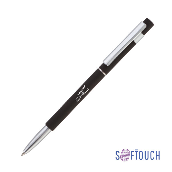 Ручка шариковая "Star", покрытие soft touch черн