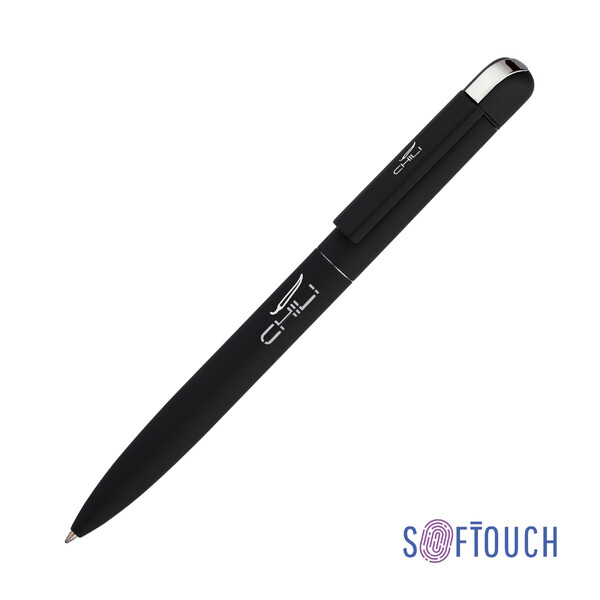 Ручка шариковая "Jupiter", покрытие soft touch черн