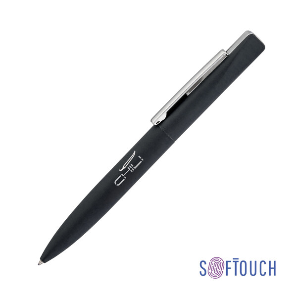 Ручка шариковая "Mercury", покрытие soft touch черн