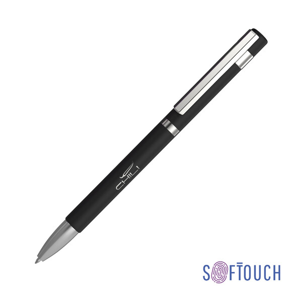 Ручка шариковая "Mars", покрытие soft touch черн