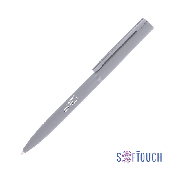 Ручка шариковая "Sirius", покрытие soft touch сер